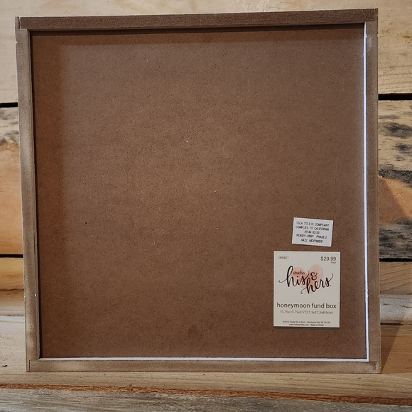 Honeymoon fund box - Picture 2 of 3